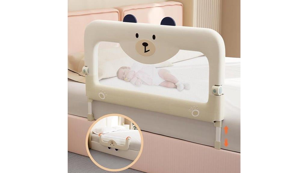 toddler bed safety rail