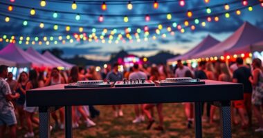 top festival dj booth tables