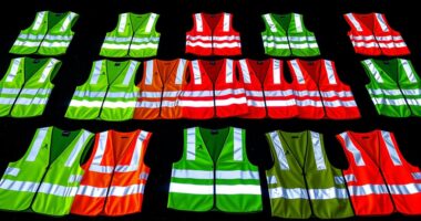 top night visibility safety vests