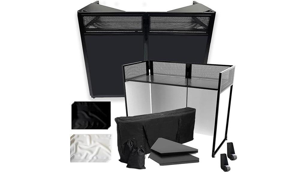 upgraded mobile dj table