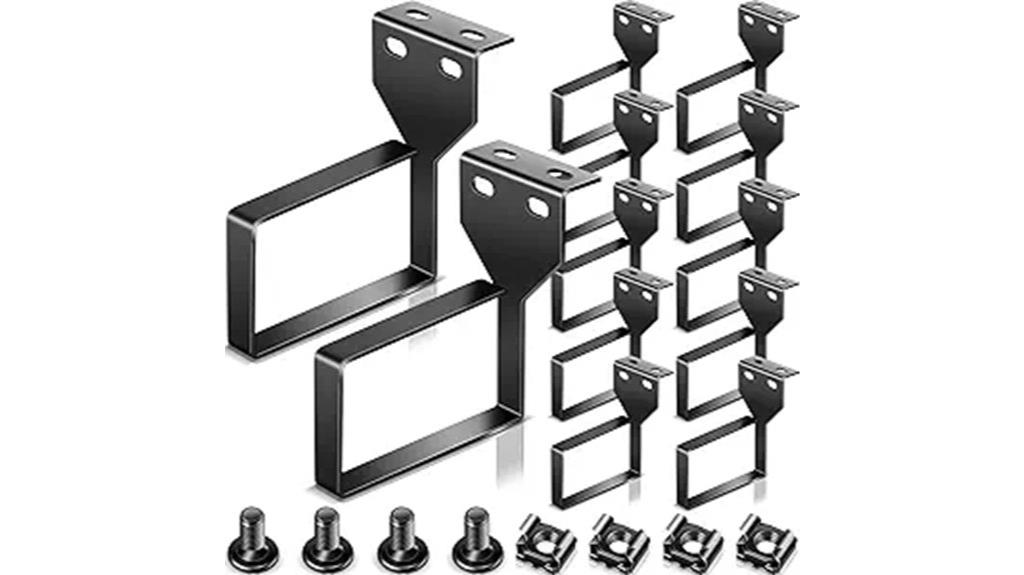 vertical cable management rings
