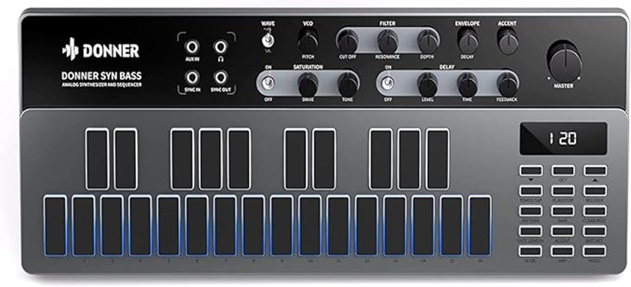 vintage analog bass synth