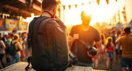 waterproof festival camera backpacks