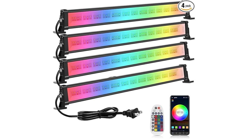 waterproof rgb led light bars