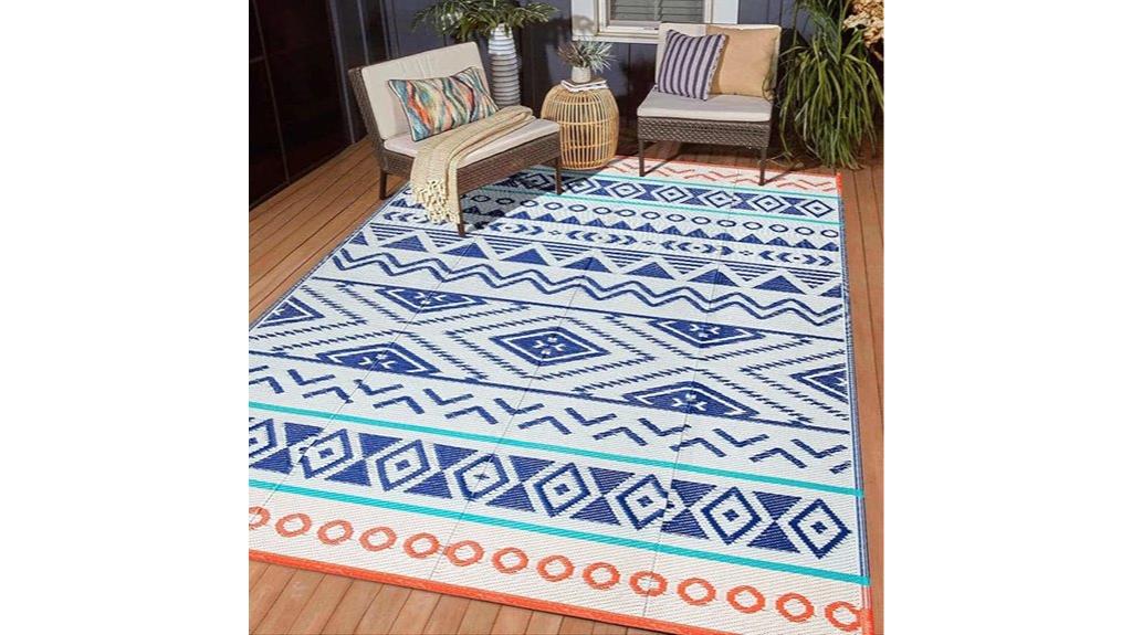 weatherproof outdoor patio rug