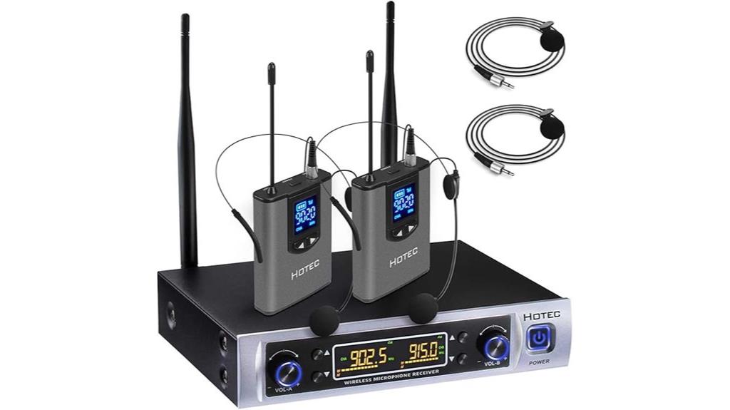 wireless microphone system kit