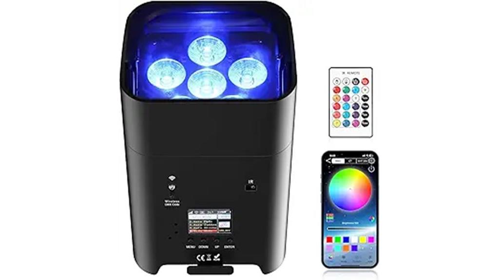 wireless rechargeable stage lights