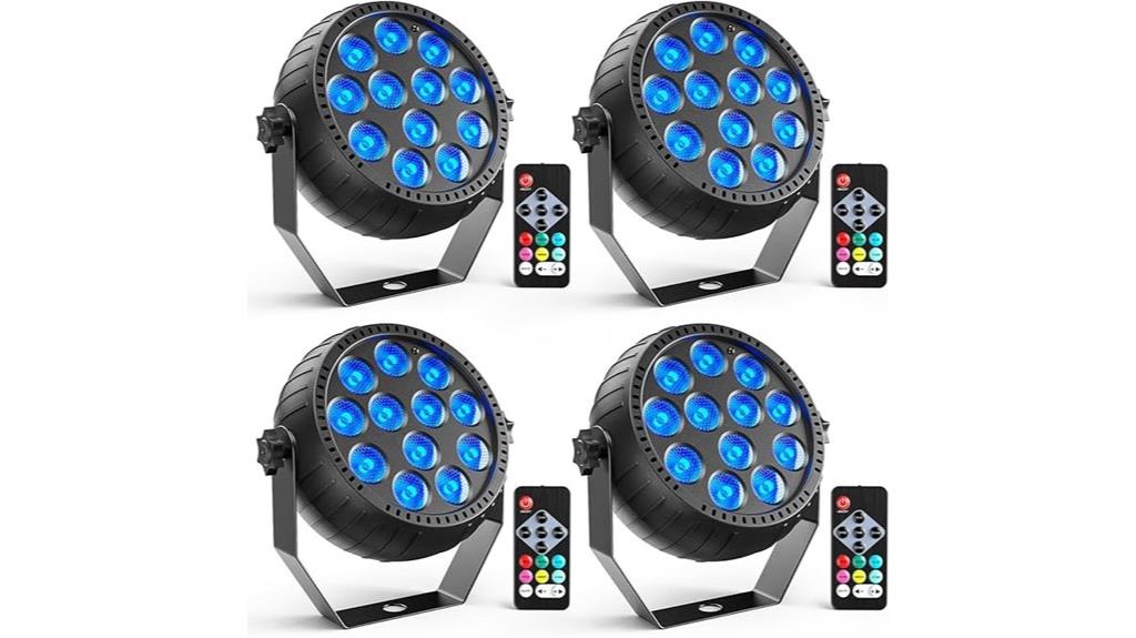 wireless rgb stage uplights