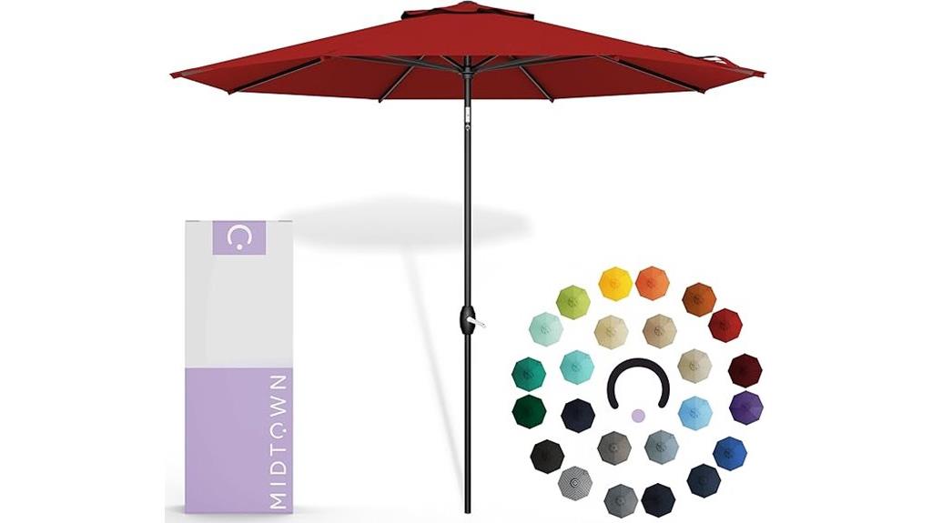 10ft auto tilt umbrella