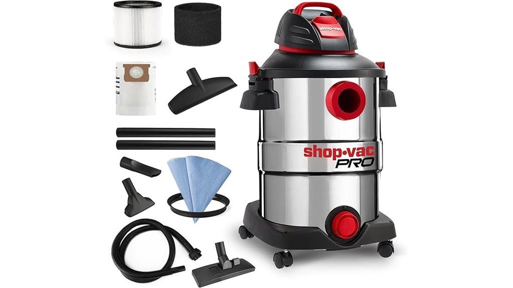 12 gallon shop vac capacity