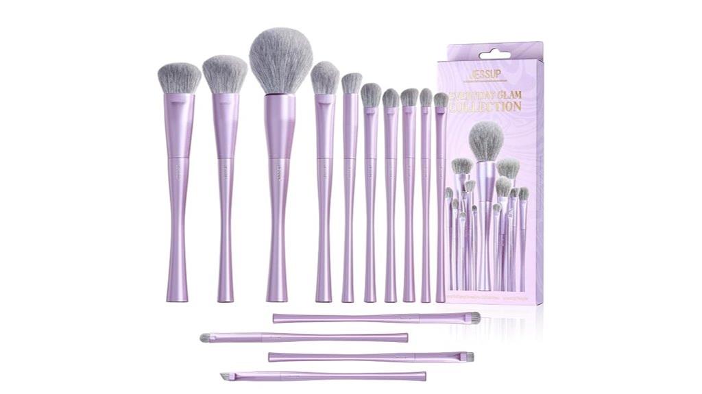 14 piece synthetic brush set