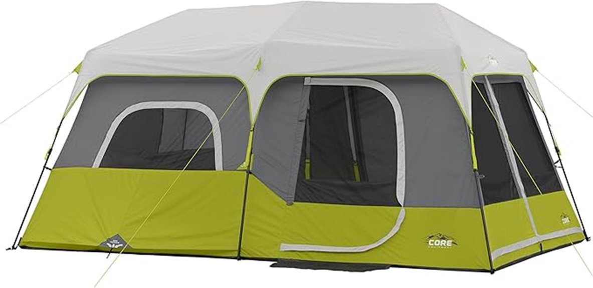 14x9 green cabin tent