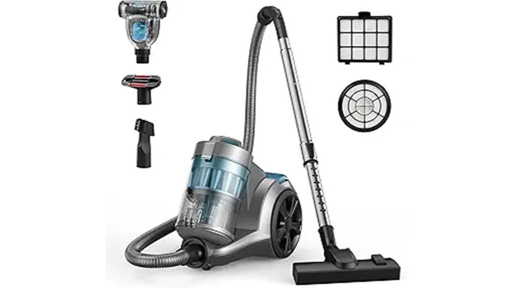 1700w canister vacuum