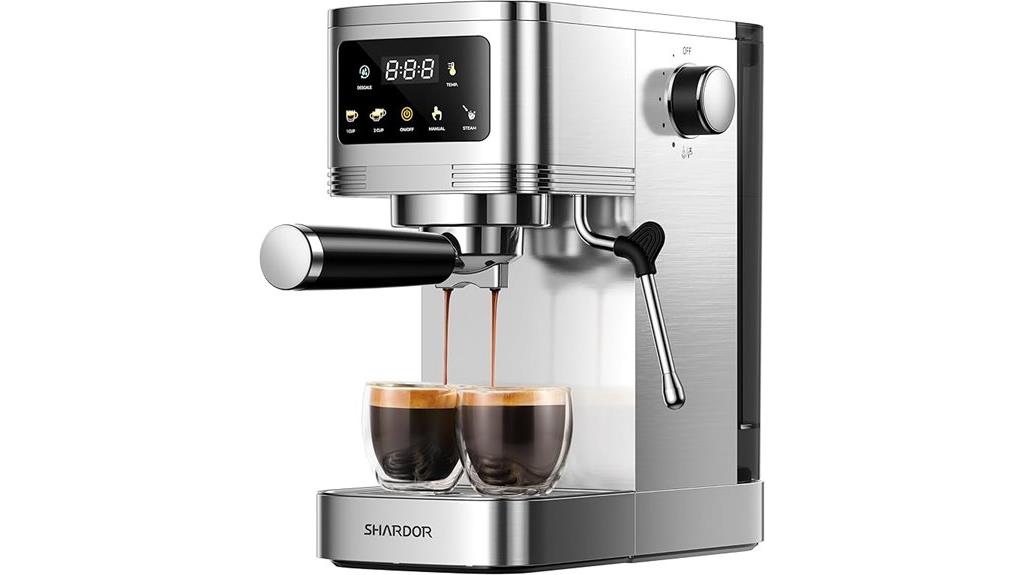 20 bar touchscreen espresso maker