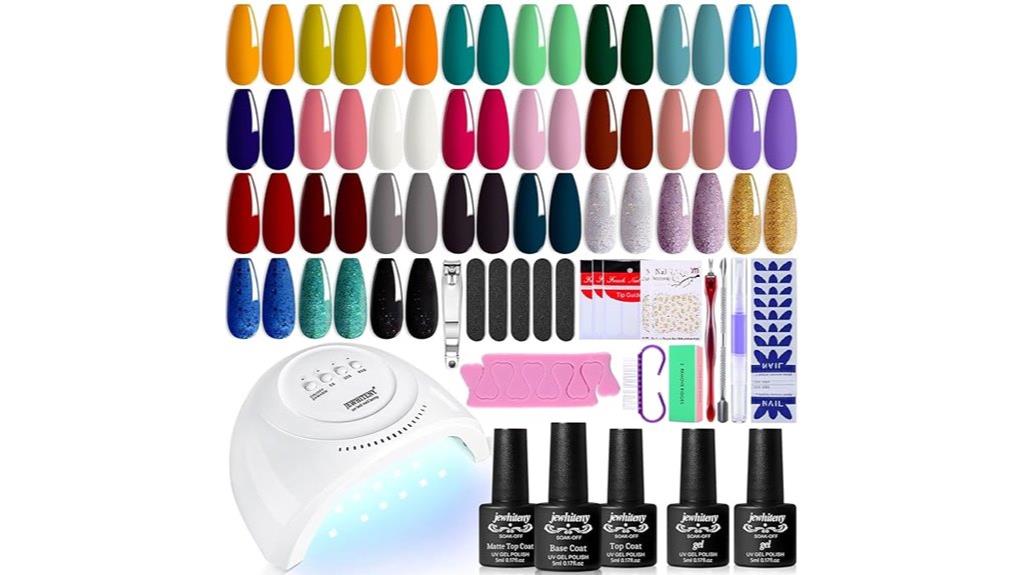 27 color gel nail kit