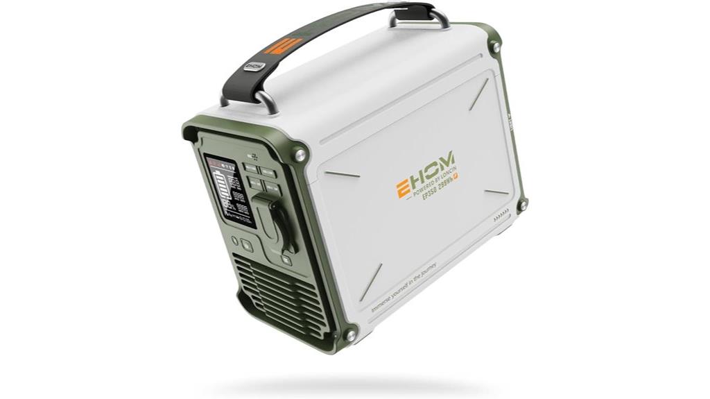 350w portable solar generator