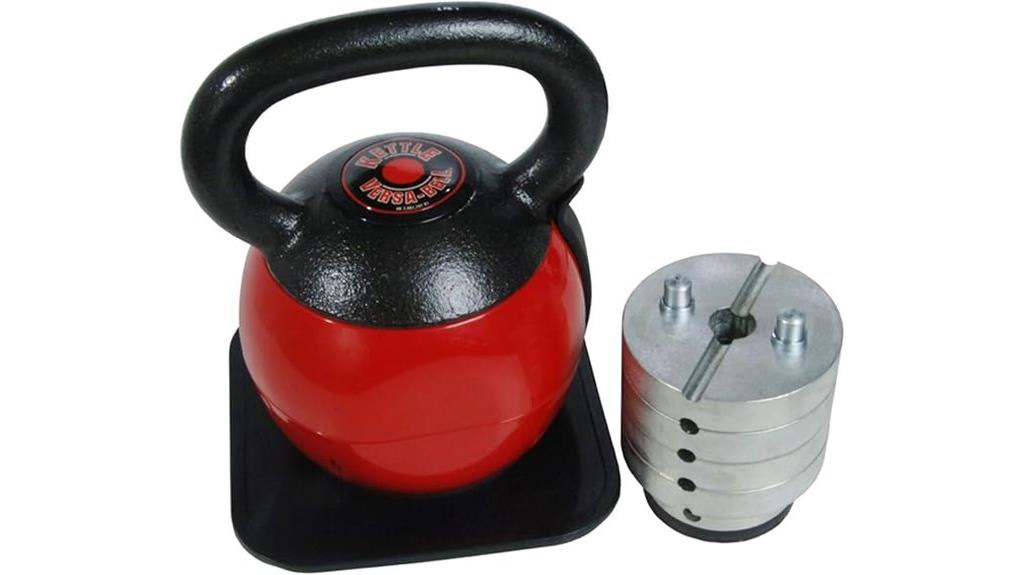 36 pound adjustable kettlebell