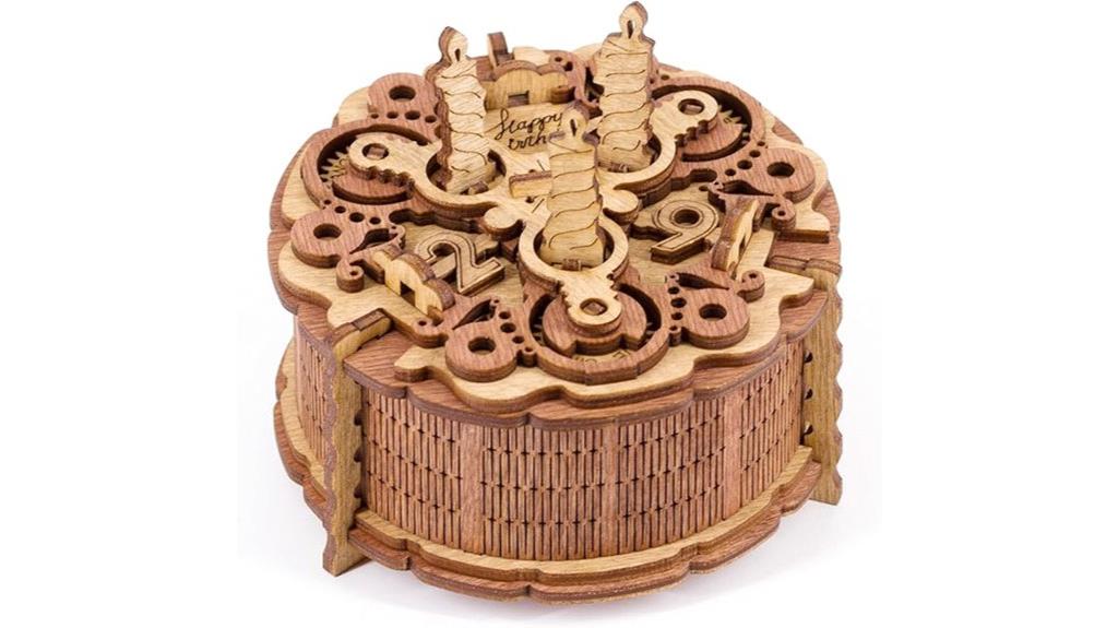 3d birthday gift box