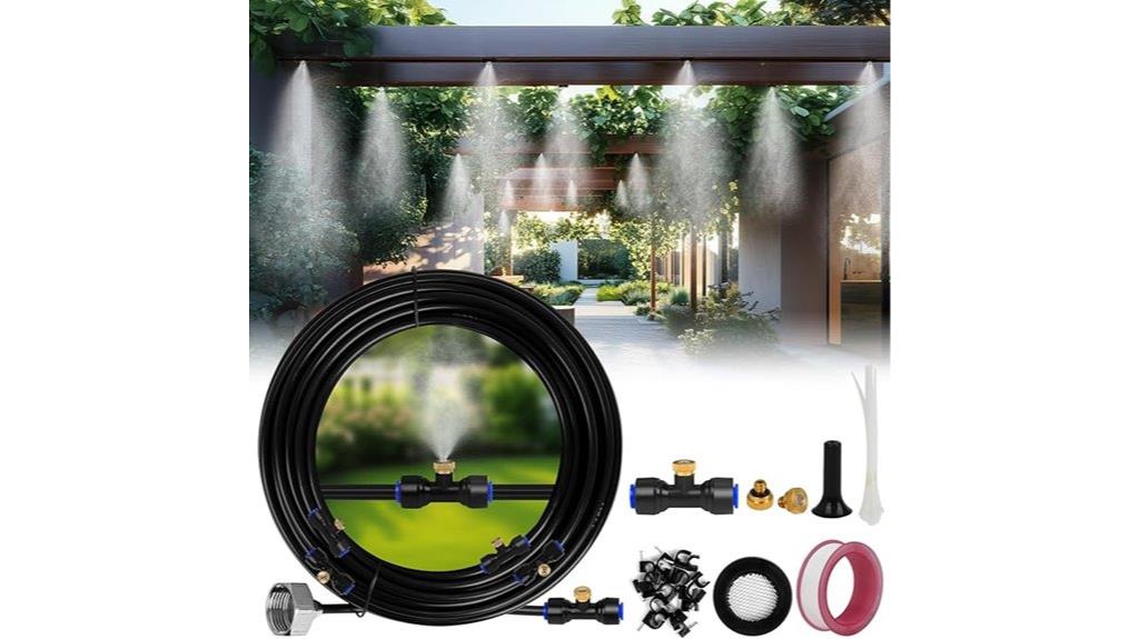 40 ft garden misting system