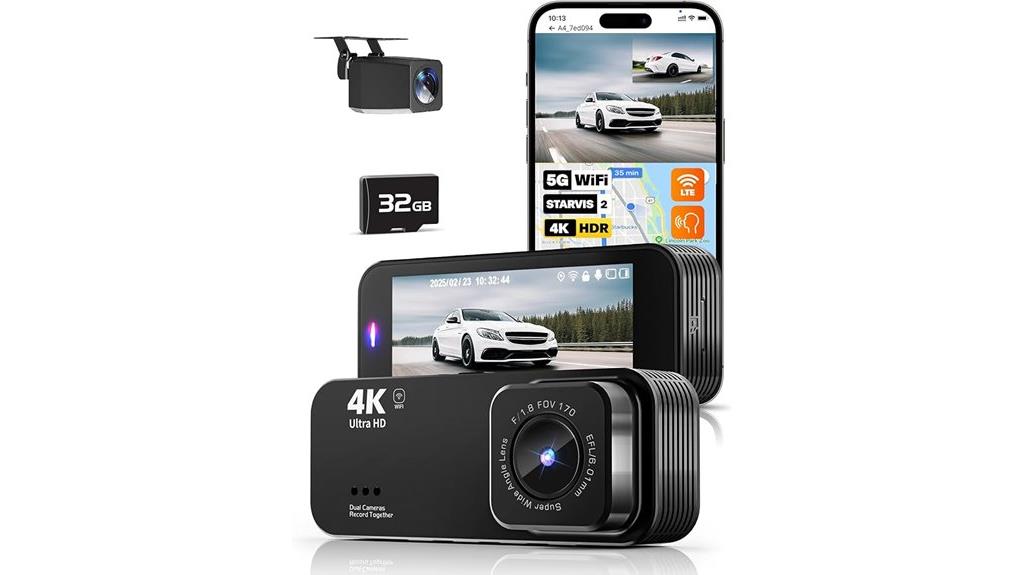 4k car dash camera