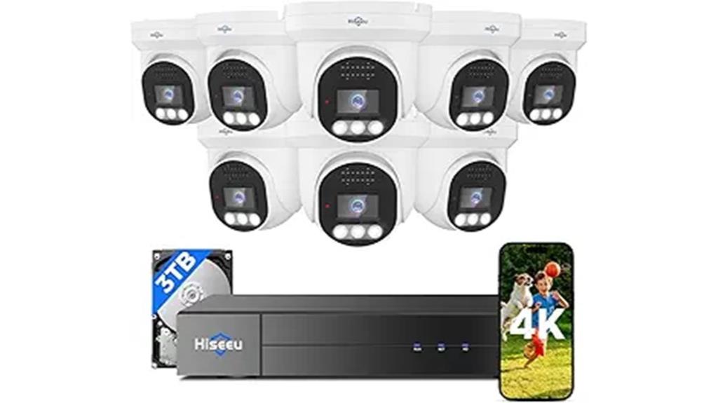 4k poe security cameras
