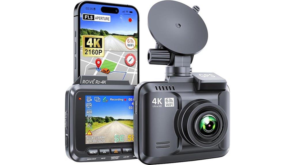 4k wifi gps night vision