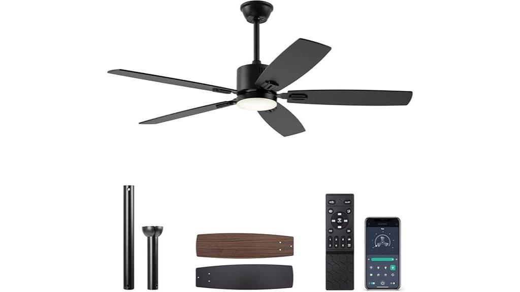 52 inch remote controlled ceiling fan