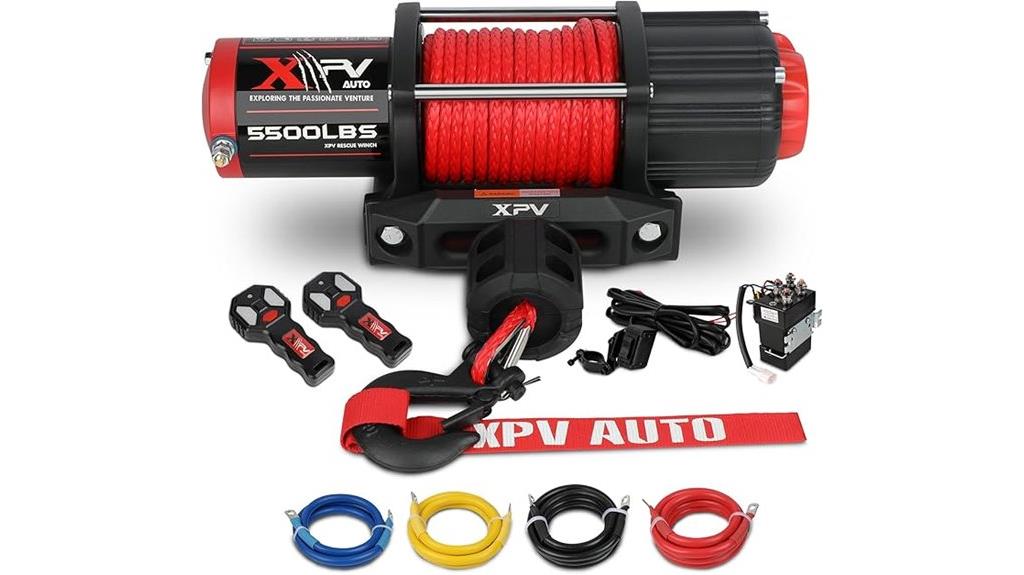 5500 lb wireless electric winch
