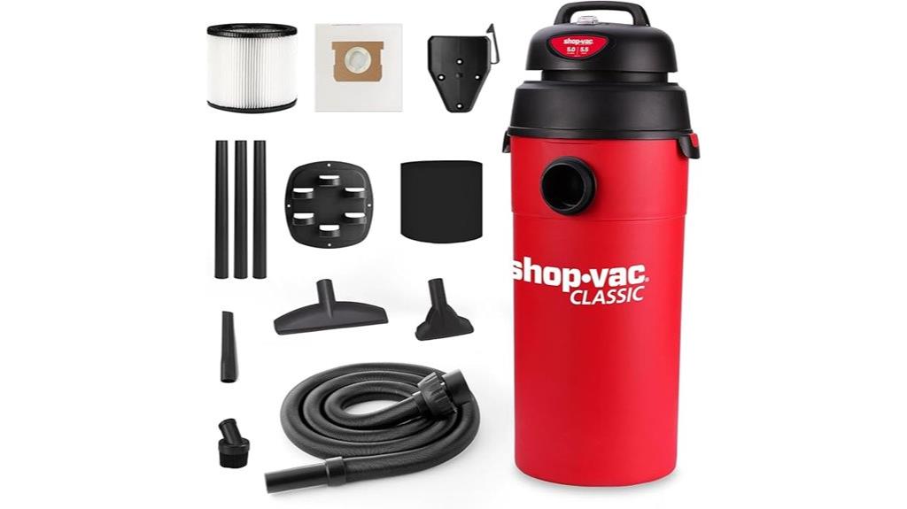 5 gallon shop vac vacuum