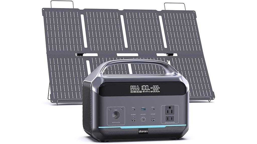 600w portable solar power