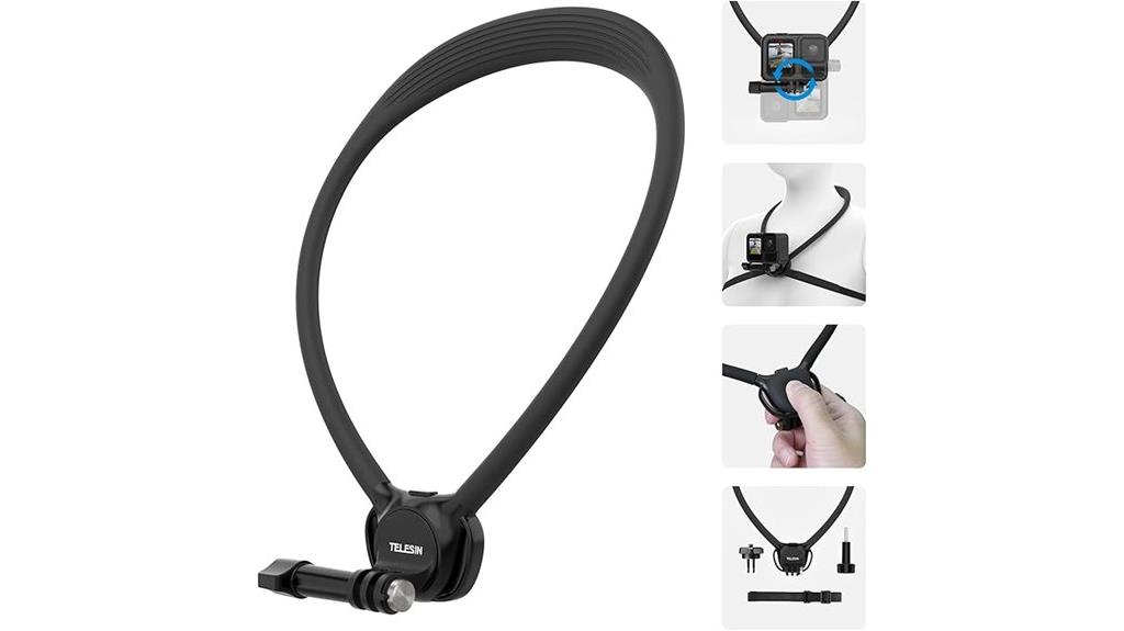 action camera neck mount