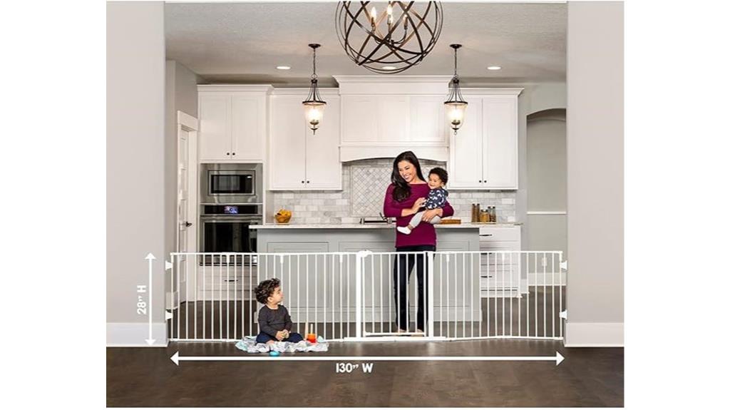 adjustable 130 inch baby gate