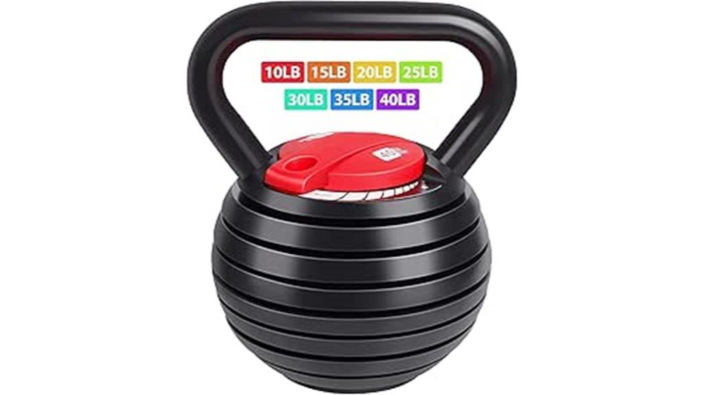 adjustable cast iron kettlebell