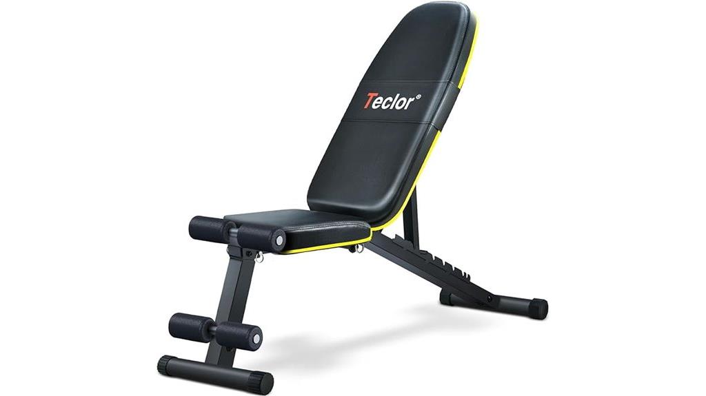 adjustable home gym bench