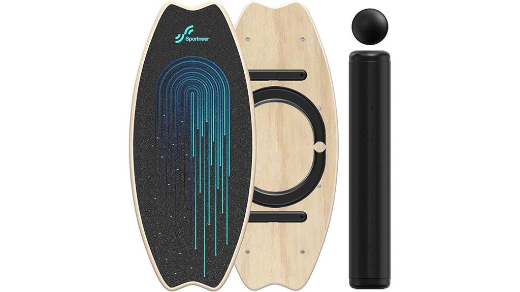 adjustable stoppers balance board