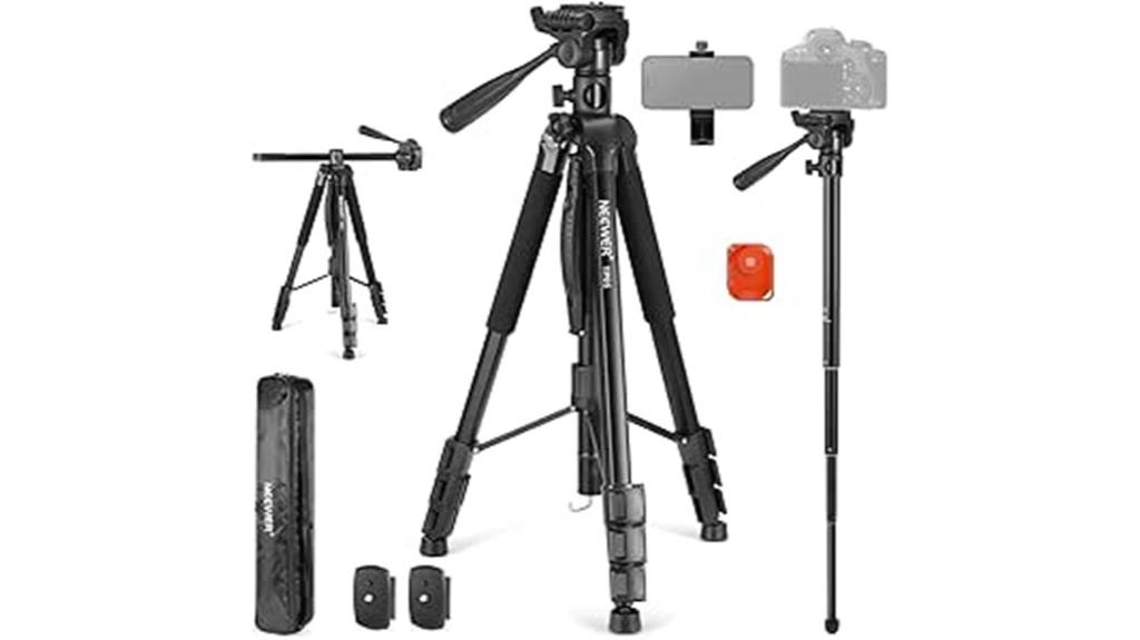 adjustable tripod monopod combo