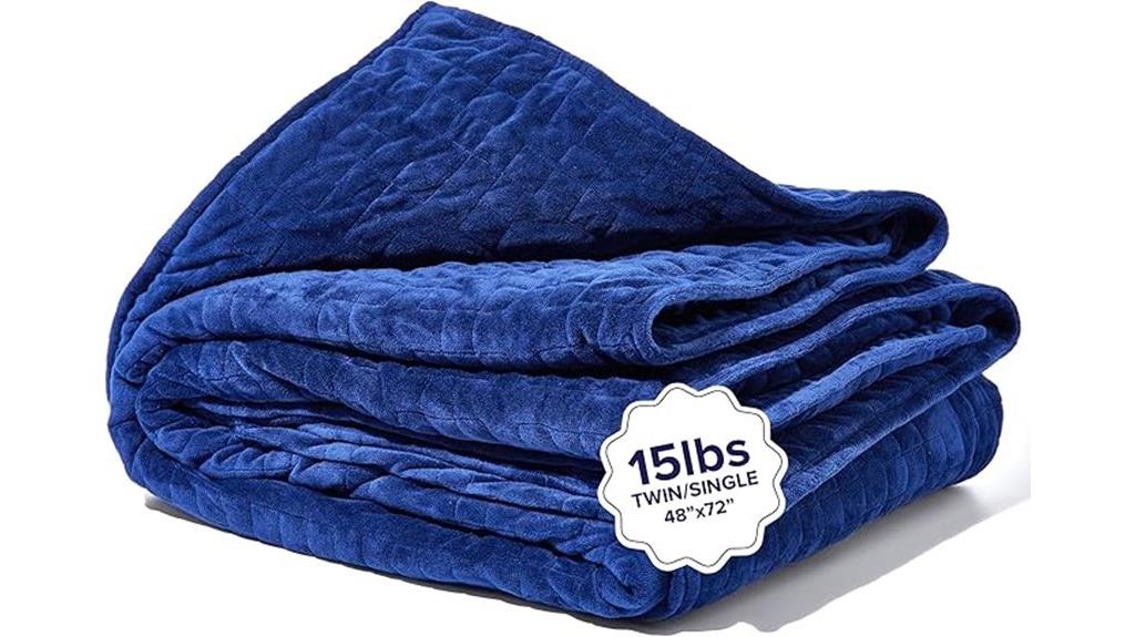 adult navy gravity blanket
