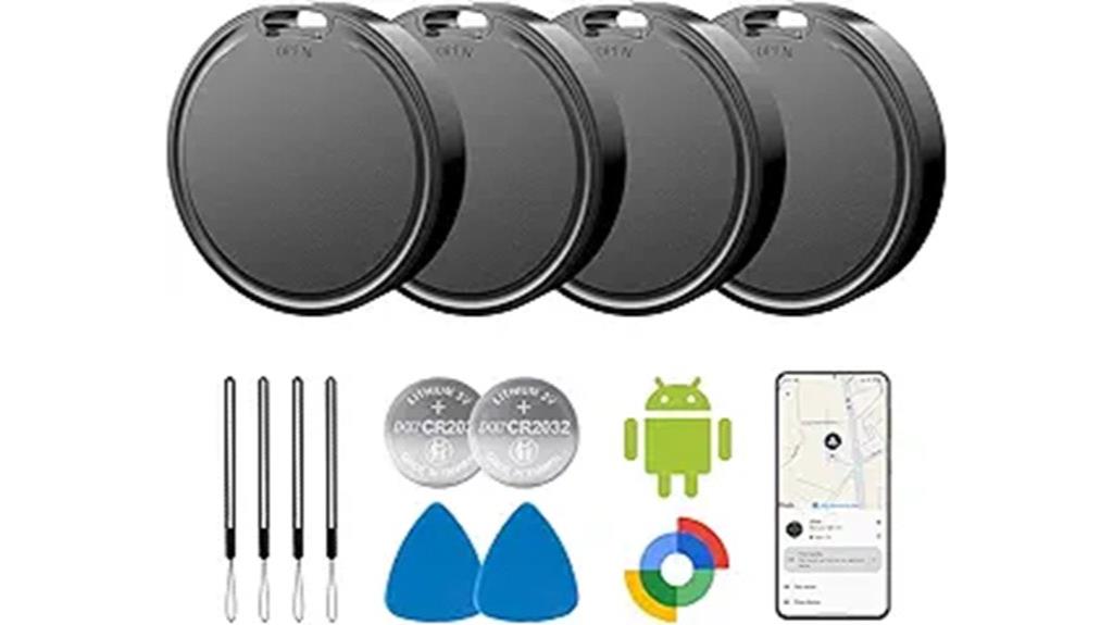android compatible tracking tags