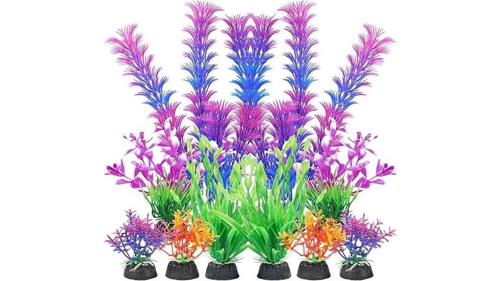artificial fish tank plants