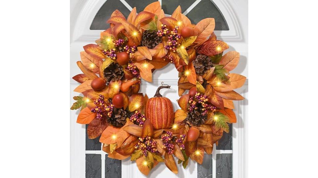 autumn front door wreath
