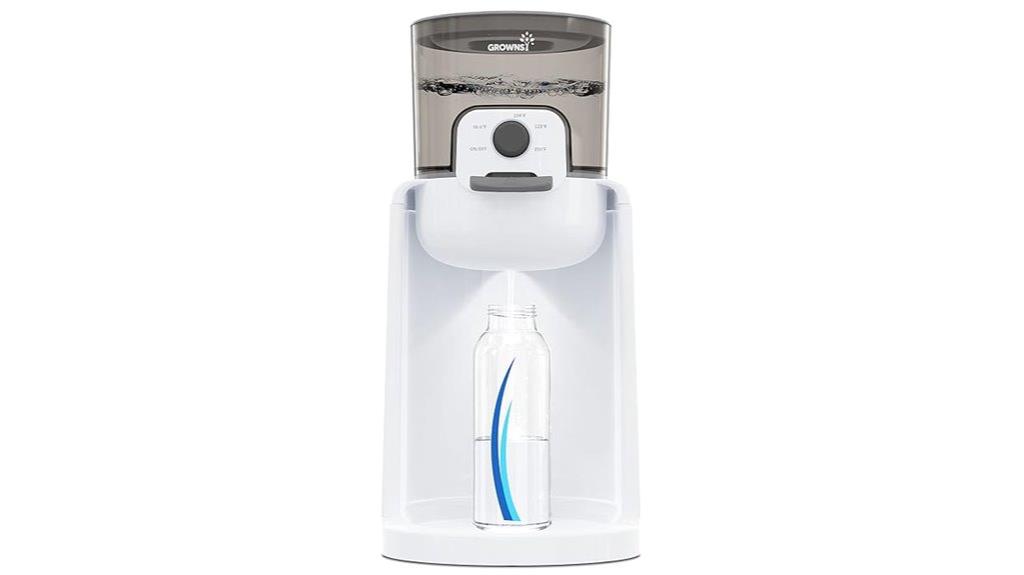 baby bottle warmer with night light