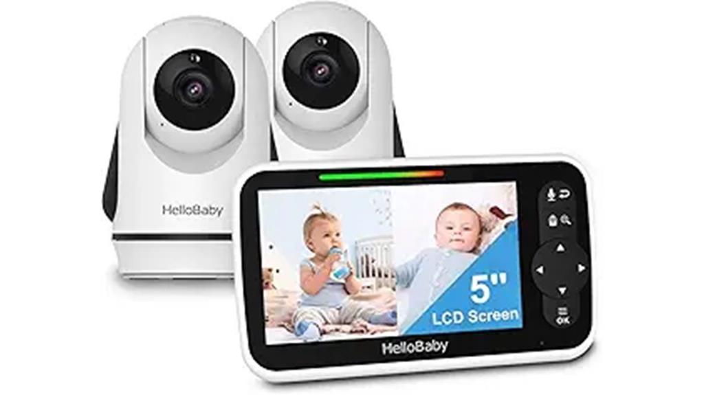 baby monitor with split screen