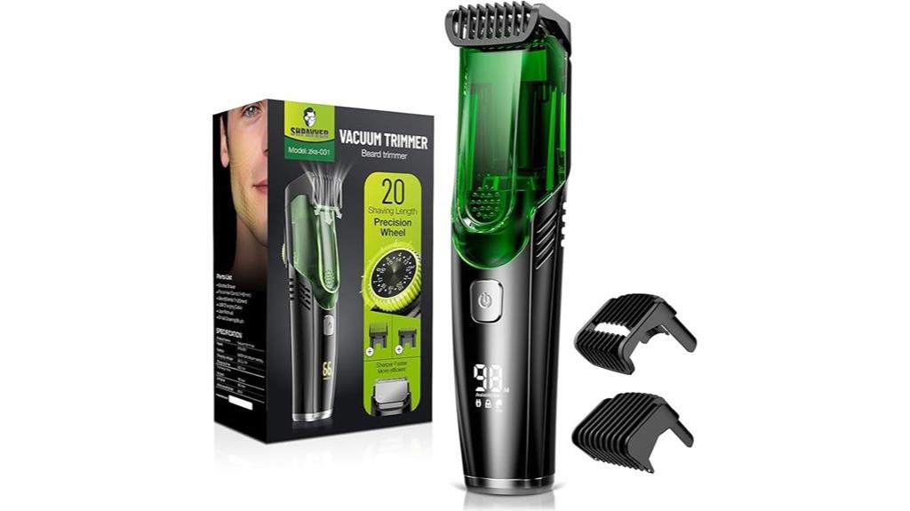 beard trimmer with vacuum