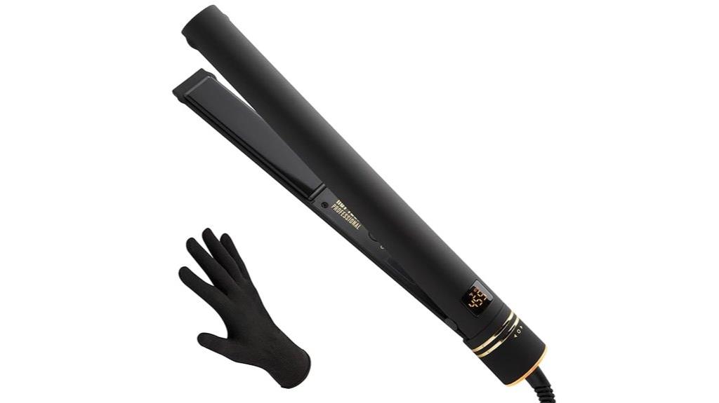 black gold ionic flat iron