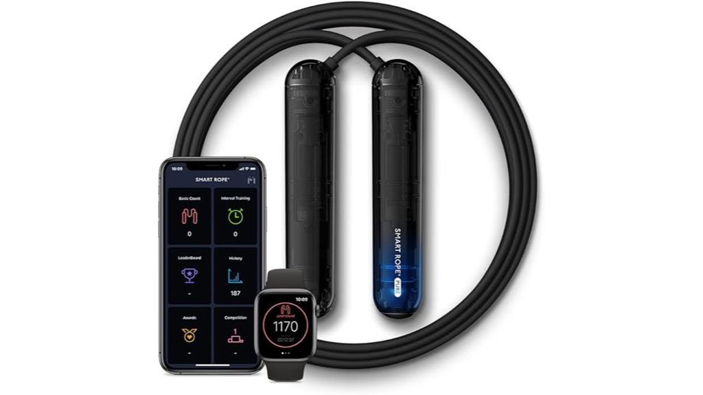 bluetooth enabled smart jump rope