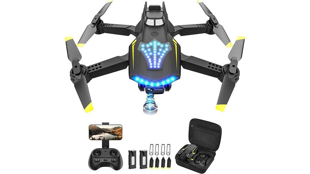 camera equipped dual 720hd drone