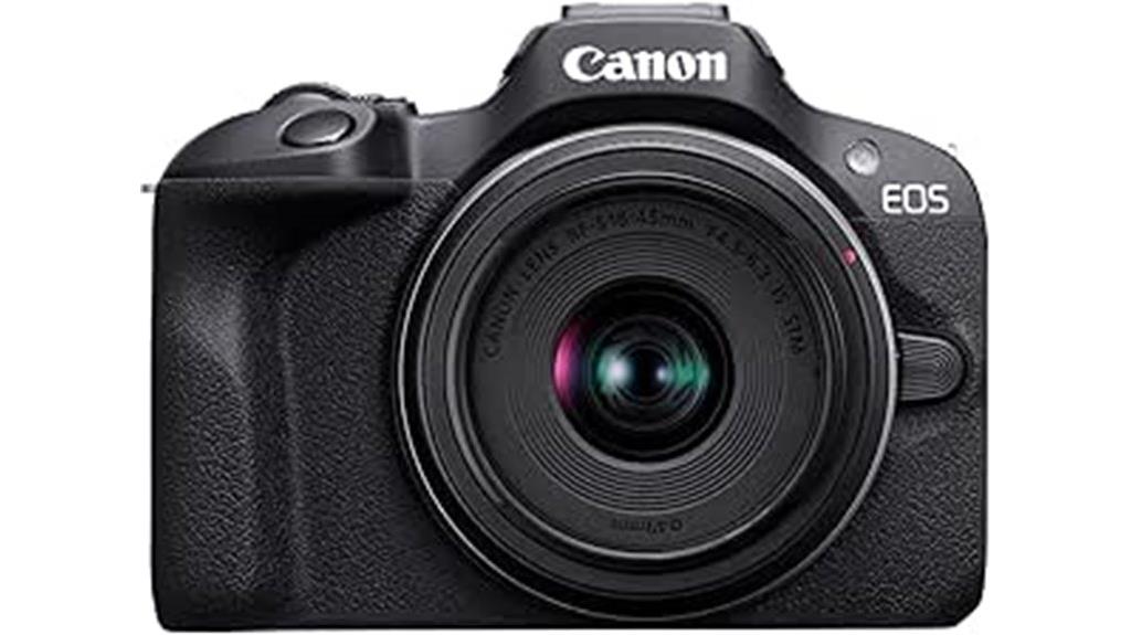 canon r100 mirrorless body