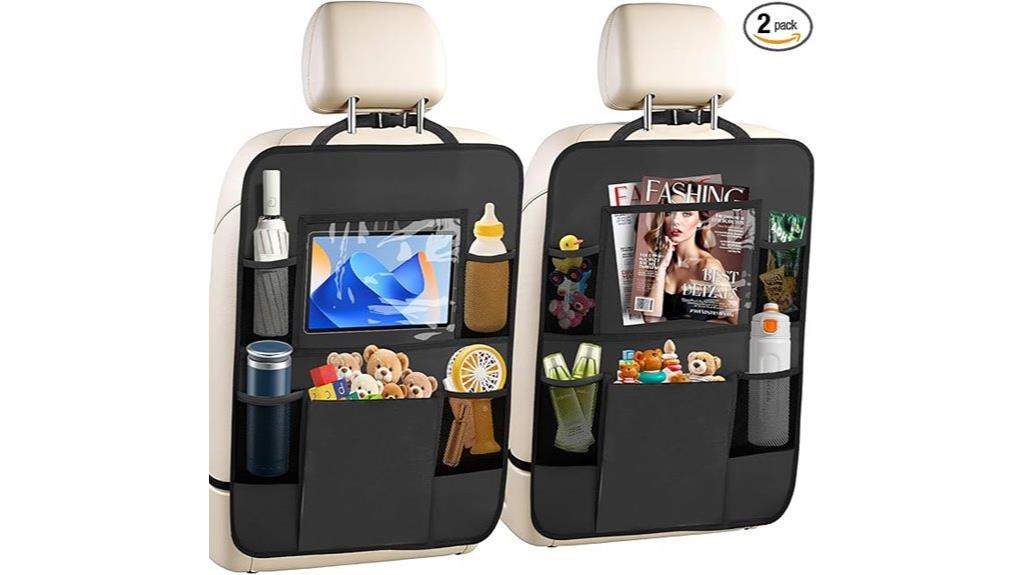 car organizers with tablets
