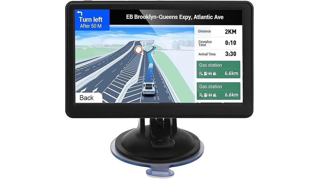 car truck gps with 7 inch screen