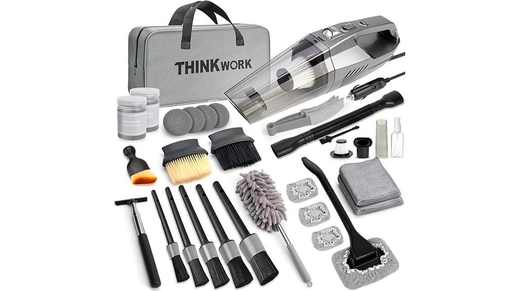 car vacuum cleaning kit